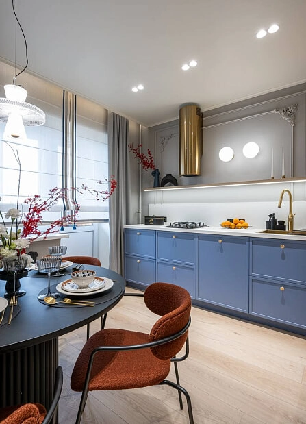 Преображение кухни с кврарц-винилом My Step